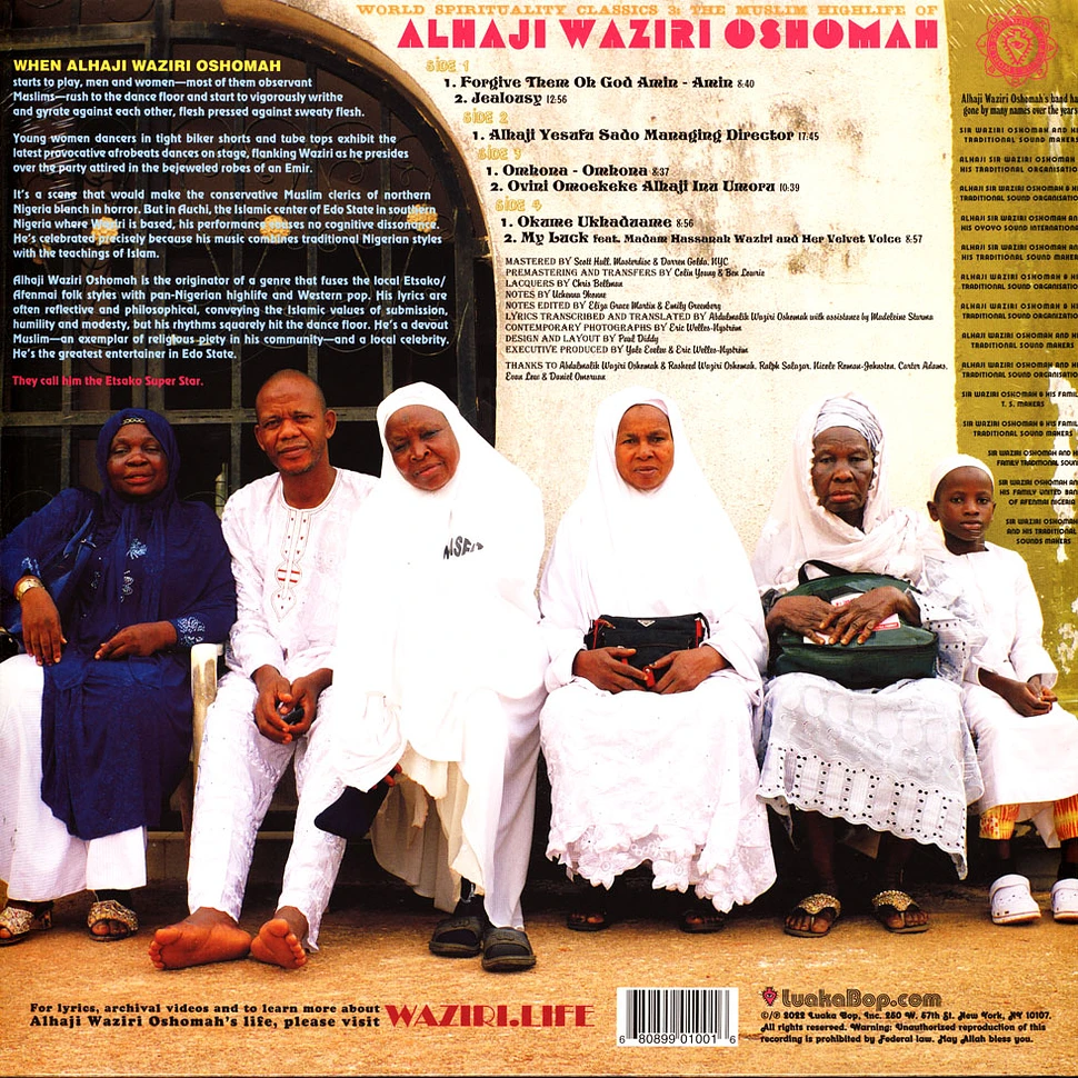 Alhaji Waziri Oshomah - World Spirituality Classics 3: The Muslim Highlife