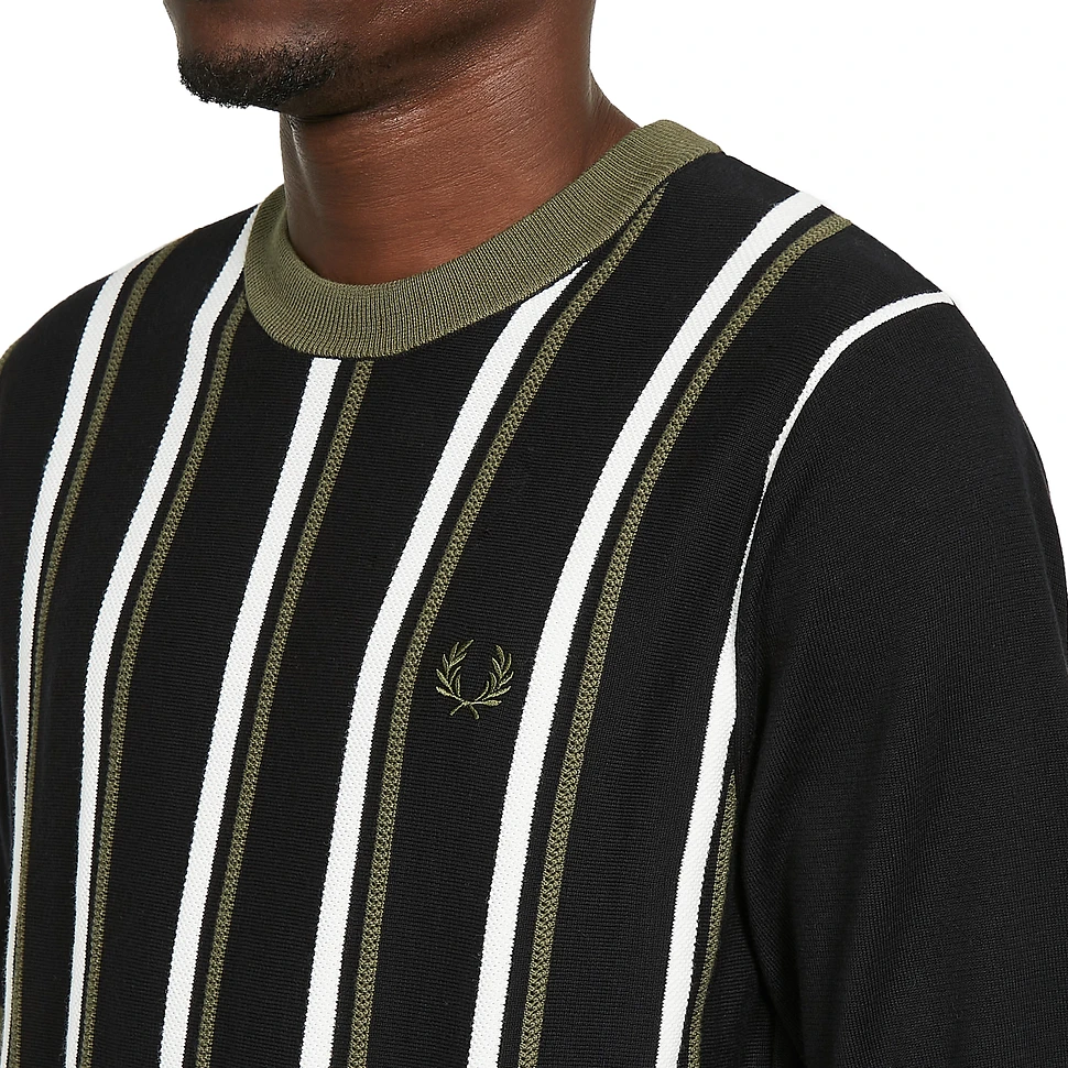 Fred Perry - Stripe Knitted Ringer T-Shirt