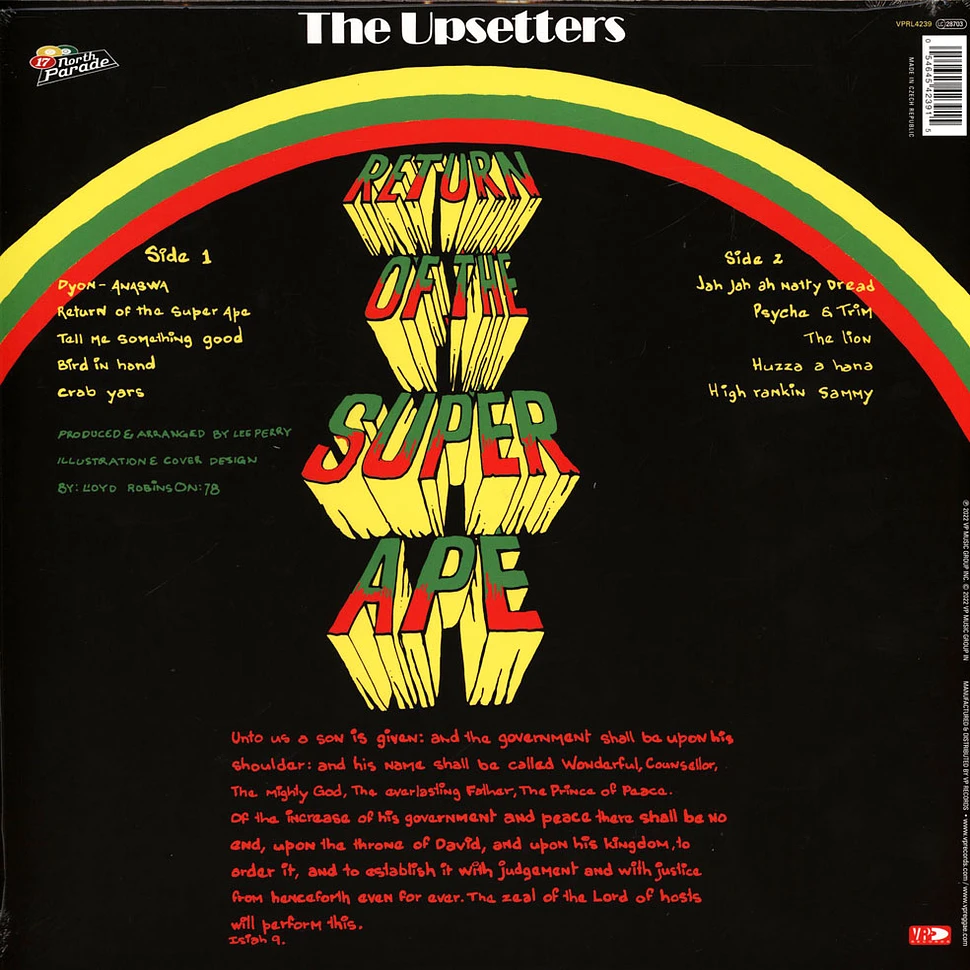Lee Perry & The Upsetters - Return Of The Super Ape Remaster