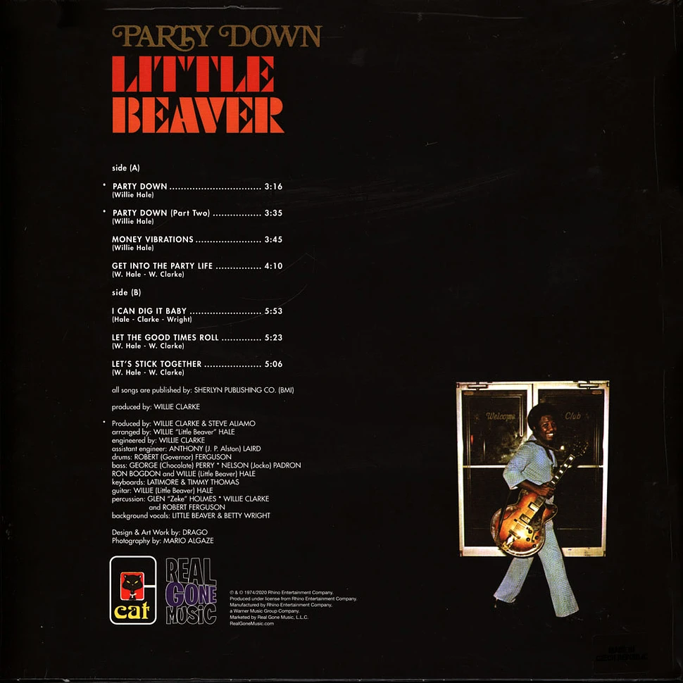 Little Beaver - Party Down - Vinyl LP - 1974 - CZ - Reissue | HHV