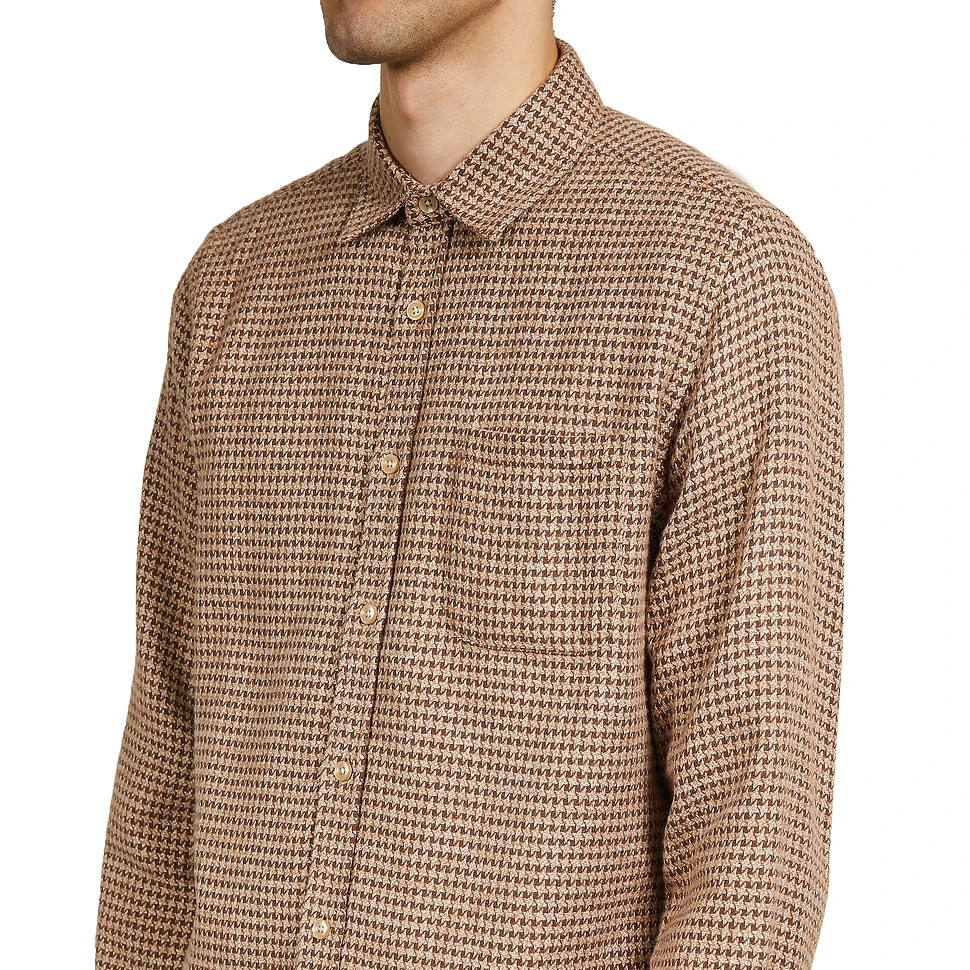 Portuguese Flannel - Abstract Pied Poule Shirt