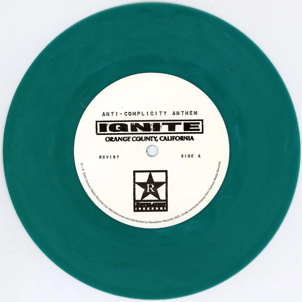 Ignite - Anti-Complicity Anthem Opaque Green Vinyl Edition