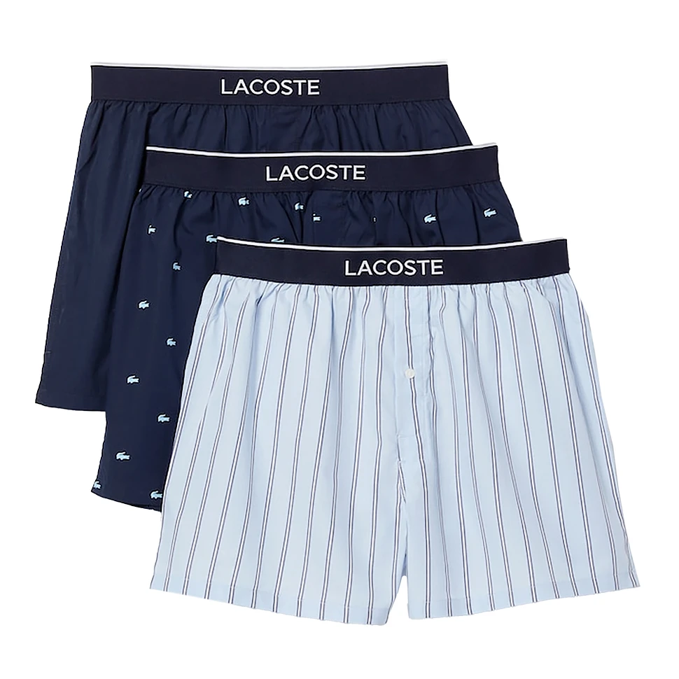 Lacoste - 3 Packs Woven Boxer