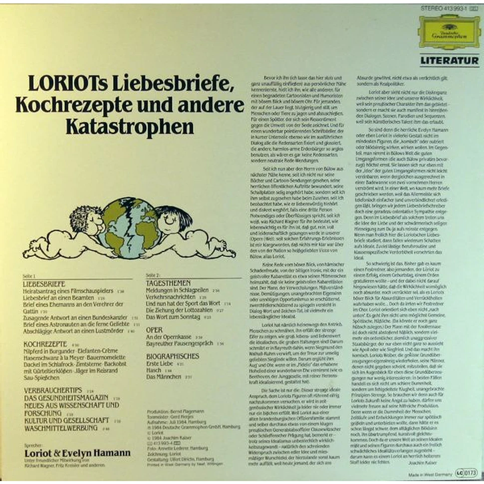 Loriot & Evelyn Hamann - Loriots Liebesbriefe, Kochrezepte Und Andere Katastrophen