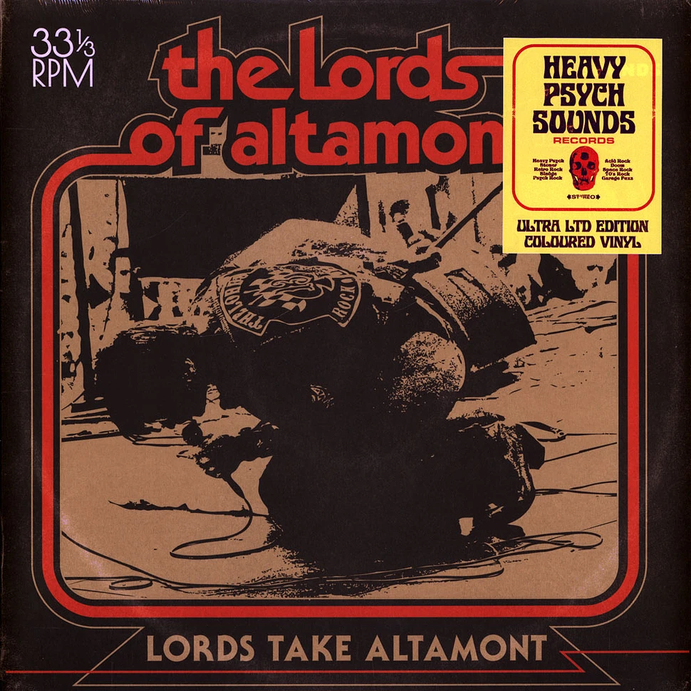 Lords Of Altamont - Take Altamont Colour In Colour Transparent Orange/Splatter Red Vinyl Edition