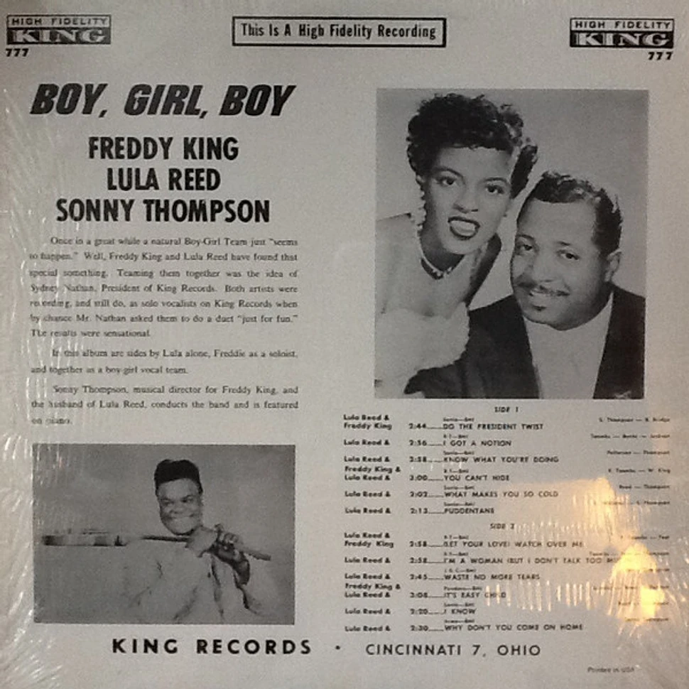 Freddie King / Lula Reed / Sonny Thompson - Boy, Girl, Boy - Vinyl LP ...