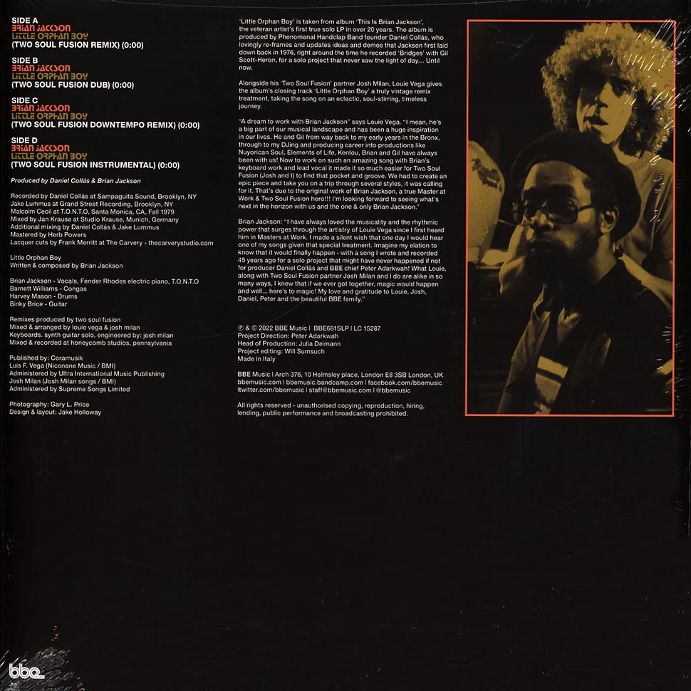 Brian Jackson / Josh Milan, Louie Vega Brian Jackson / Josh Milan, Louie Vega