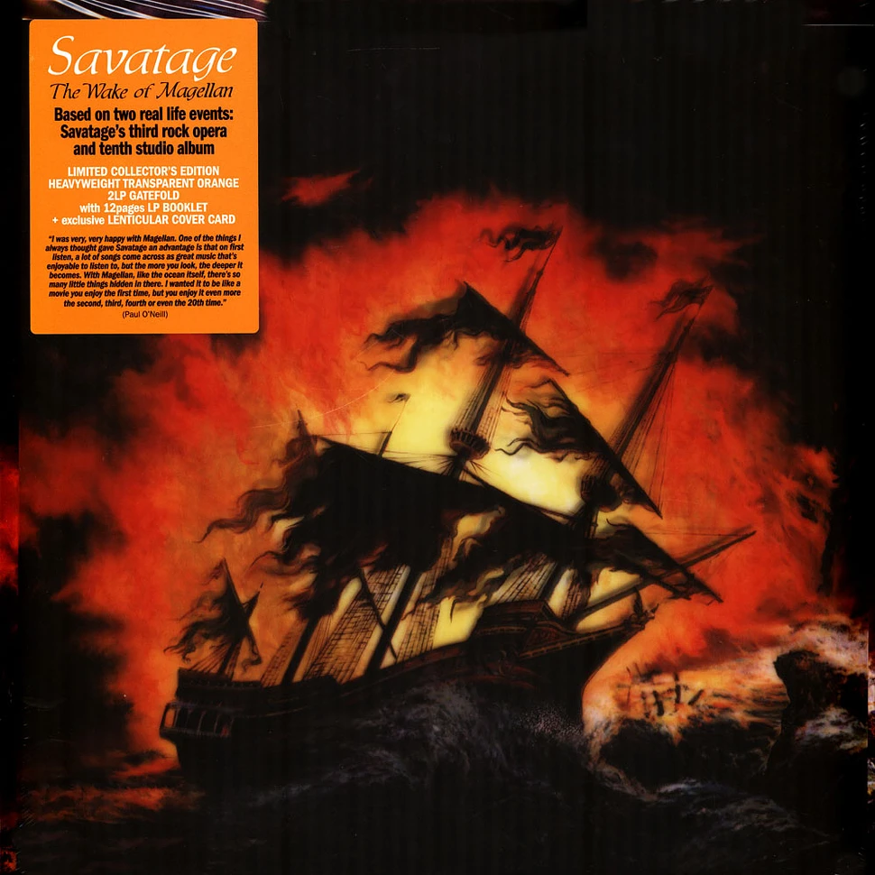 Savatage - The Wake Of Magellan Orange Vinyl Edition - Vinyl 2LP - 1997 ...