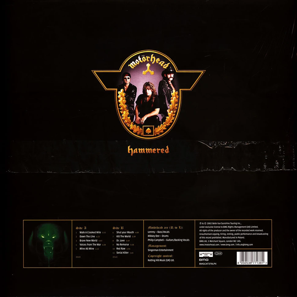 Motörhead - Hammered 20th Anniversary Edition