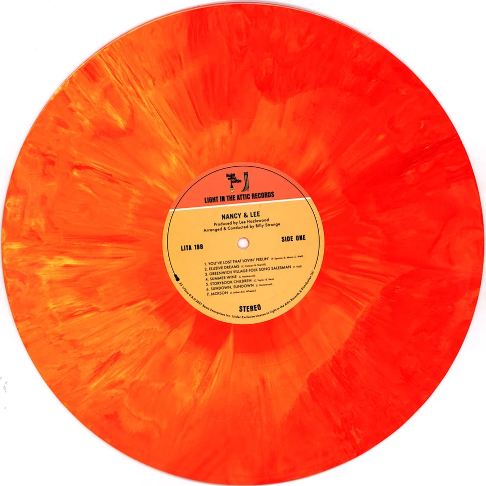 Nancy Sinatra & Lee Hazlewood - Nancy & Lee Orange Vinyl Edition