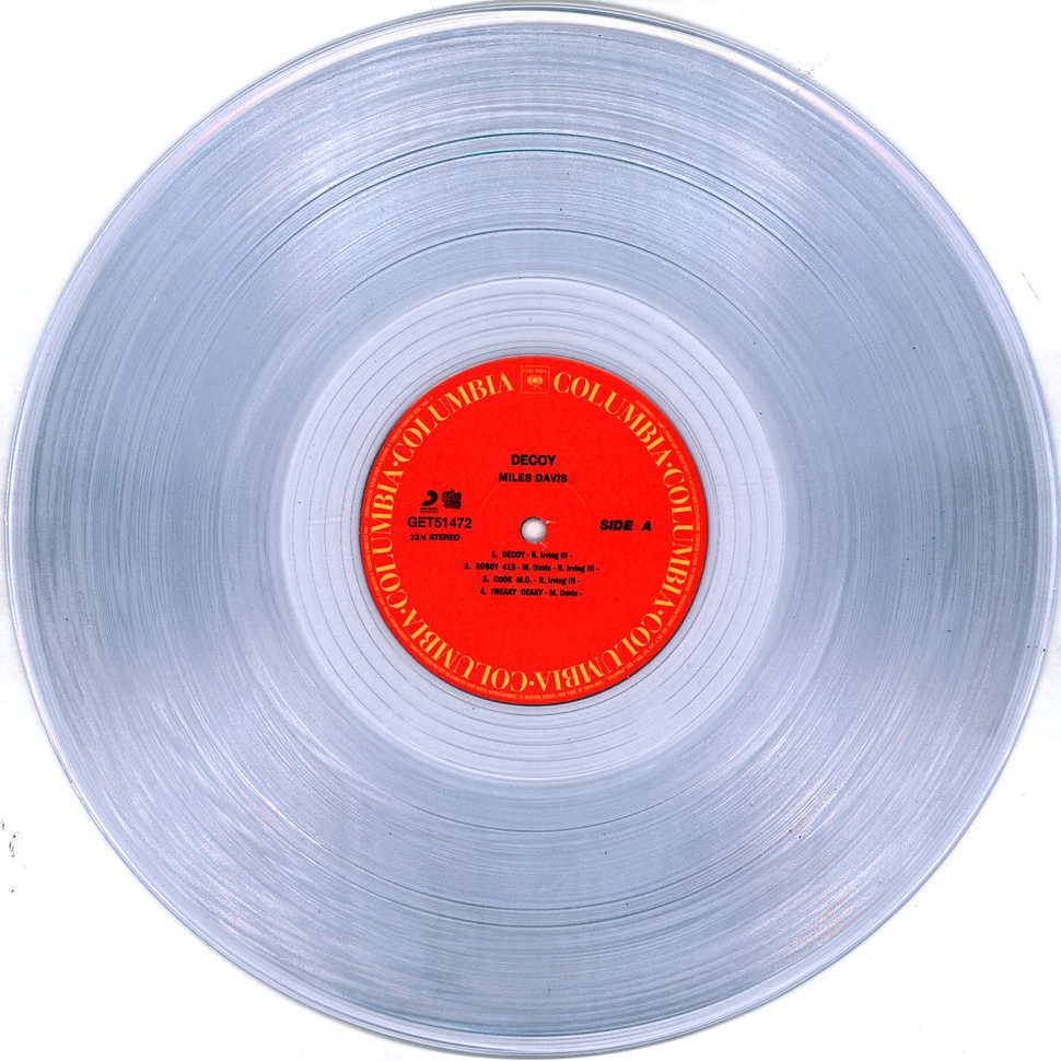 Miles Davis - Decoy Crystal Clear Vinyl Edition