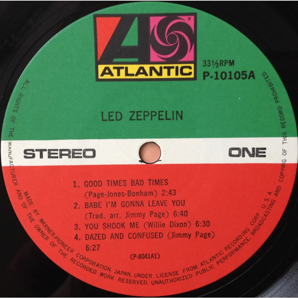 Led Zeppelin = Led Zeppelin - Led Zeppelin = レッド・ツェッペリン