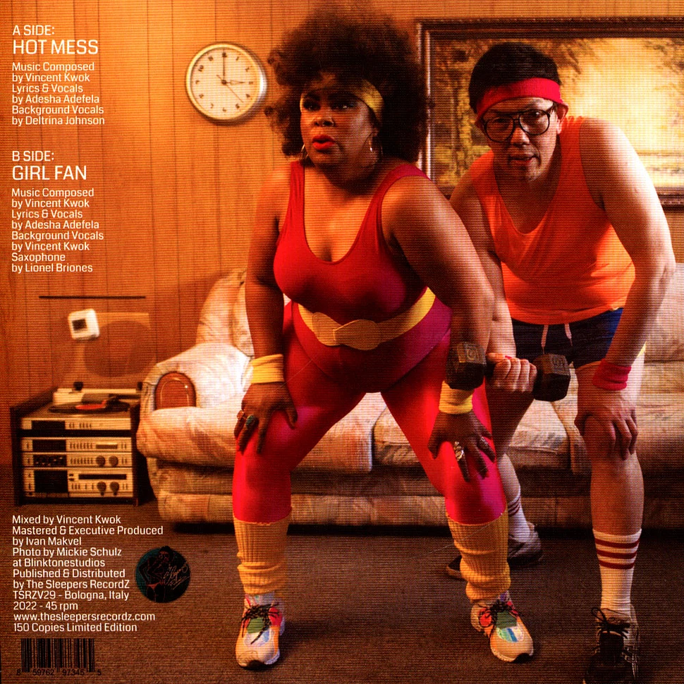 Adesha & Vincent Kwok - Hot Mess / Girl Fan Magenta Colored Vinyl Edition