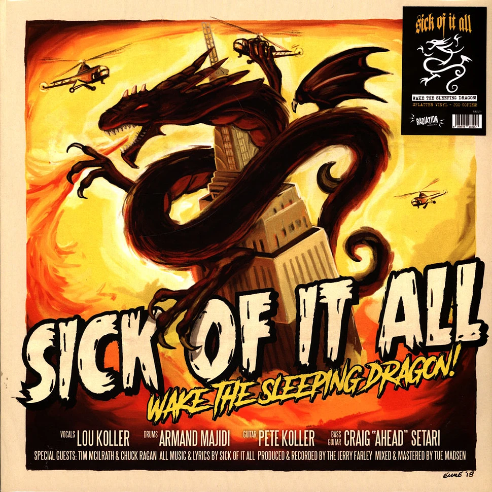 Sick Of It All - Wake The Sleeping Dragon! Black Splattered Green Vinyl Edition