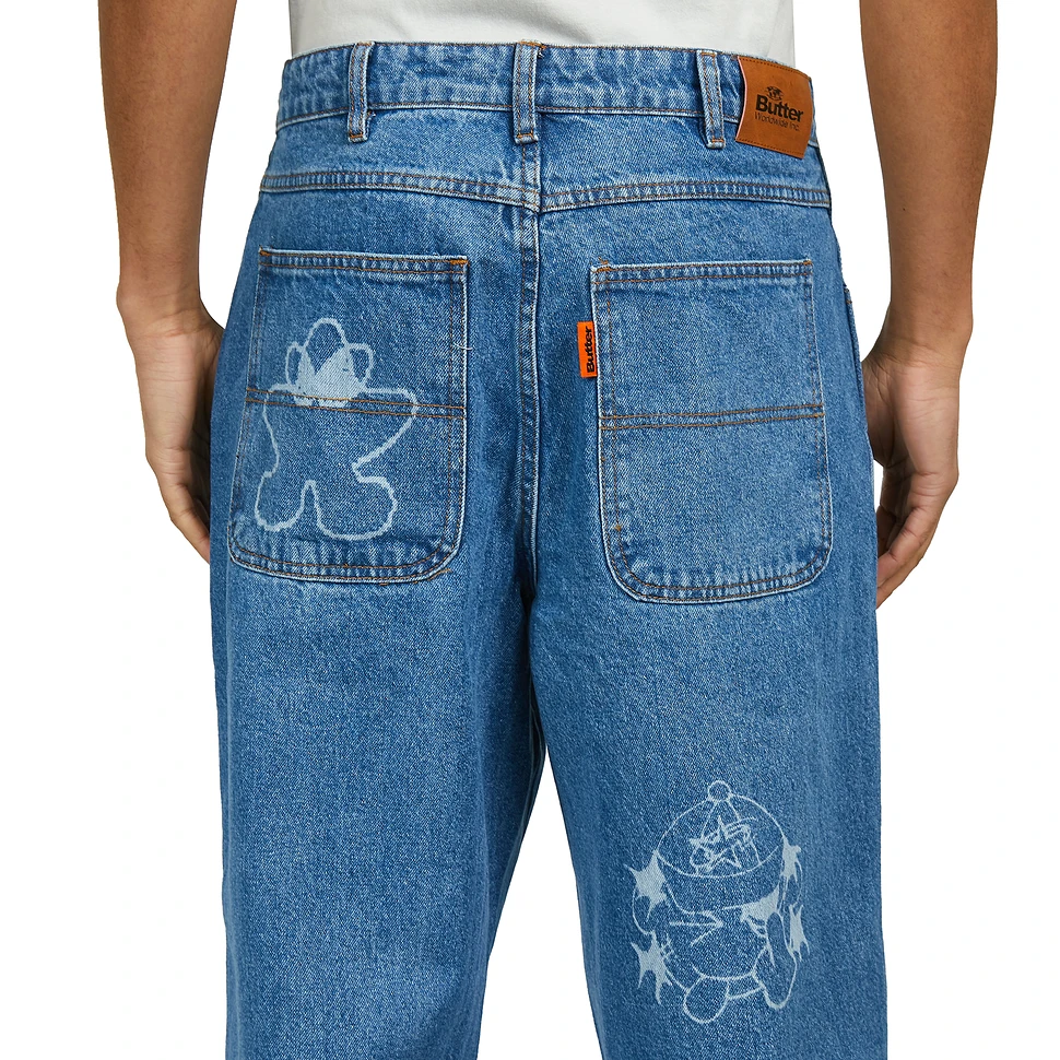 Butter Goods Jun Denim Jeans (Washed Indigo) HHV