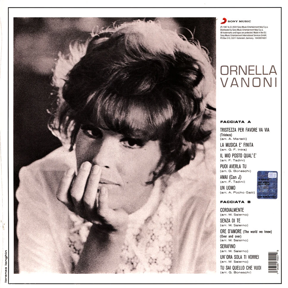 Ornella Vanoni - Ornella Vanoni Red Vinyl Edtion