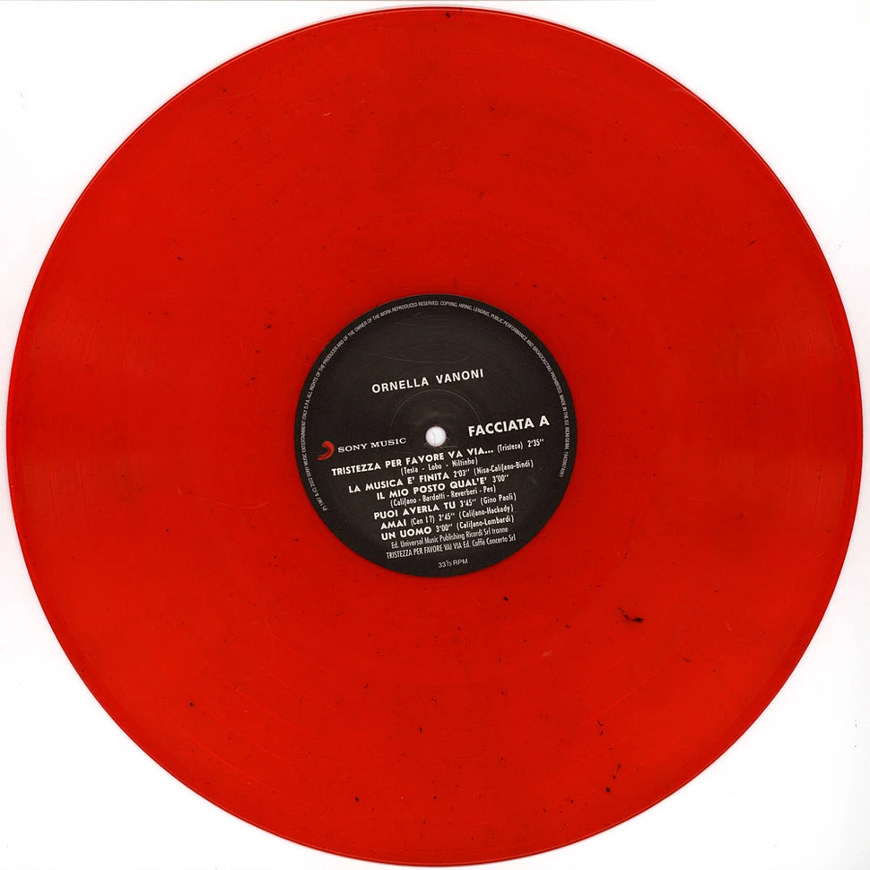 Ornella Vanoni - Ornella Vanoni Red Vinyl Edtion