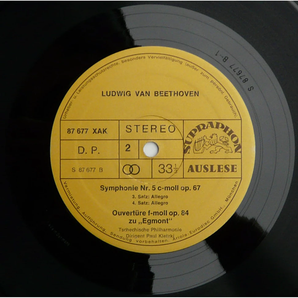 Ludwig van Beethoven, The Czech Philharmonic Orchestra - Schicksals-Symphonie