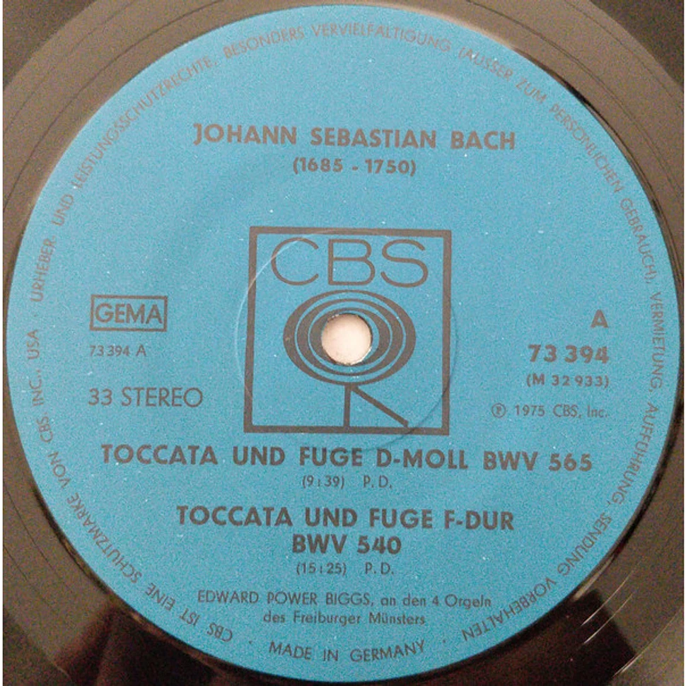 E. Power Biggs, Johann Sebastian Bach - Die Vier Grossen Toccaten und Fugen simultan auf den vier Orgeln des Freiburger Münster