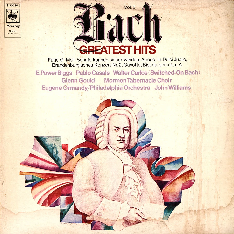 Johann Sebastian Bach - Greatest Hits Vol.2 - Vinyl LP - 1972 - NL ...