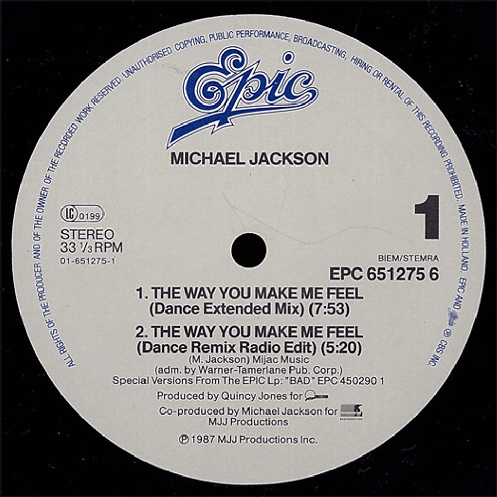Michael Jackson Bad 12 Single