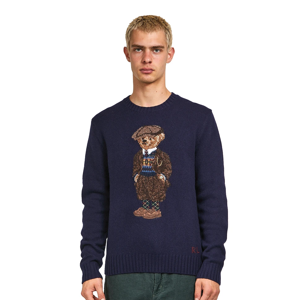 Polo Ralph Lauren - Polo Bear Wool Sweater (Navy) | HHV
