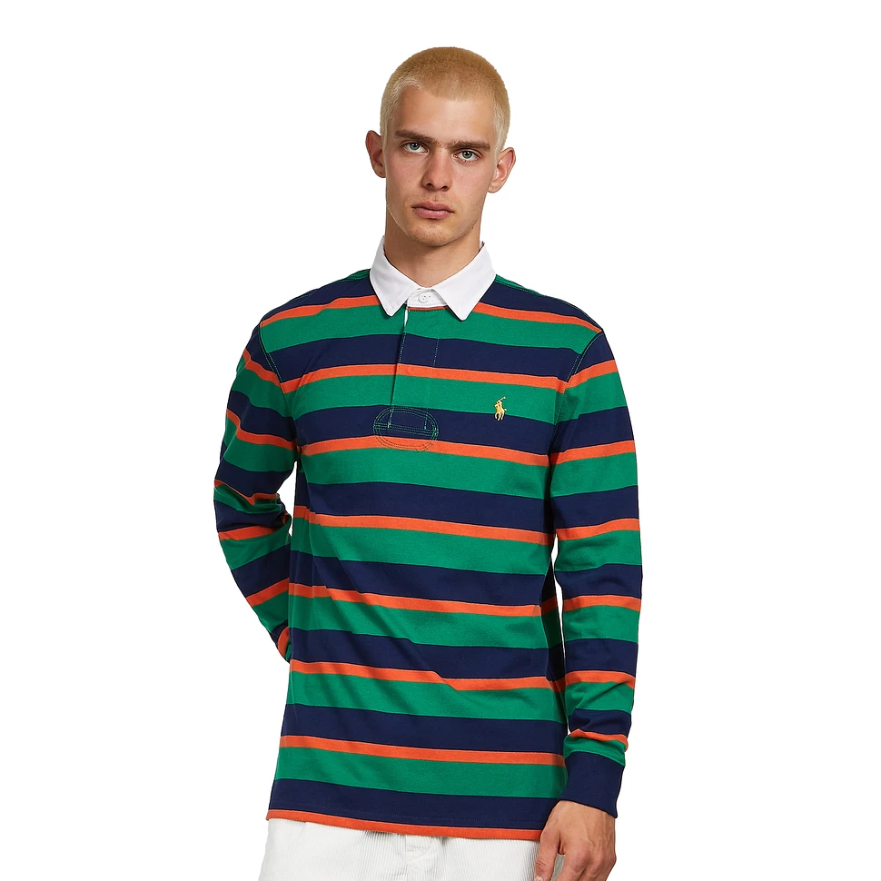 Polo Ralph Lauren - The Iconic Rugby Shirt (Athletic Green Multi) | HHV