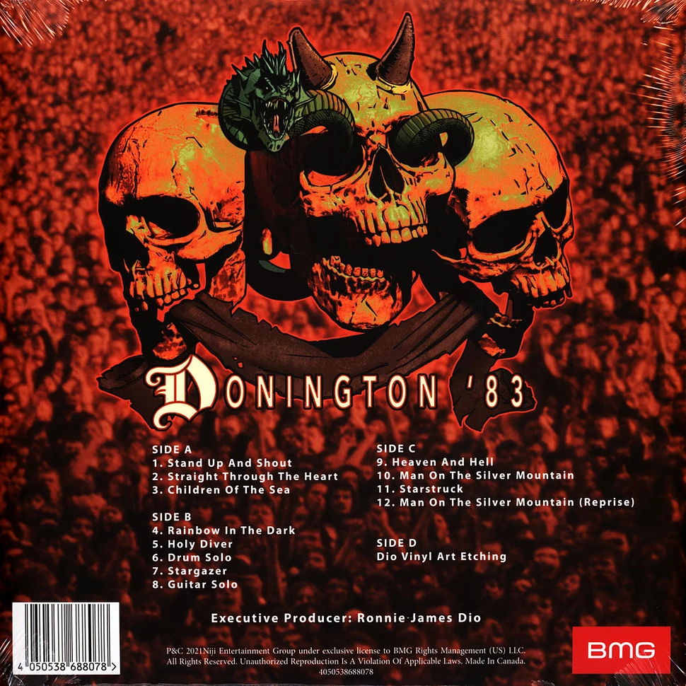 Dio - Dio At Donington '83 Lenticular Album Art Print Edition