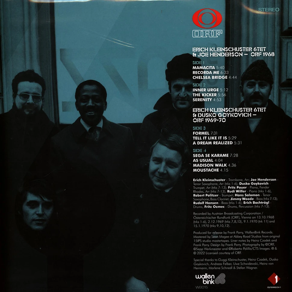 Erich Kleinschuster 6tet - Orf 1968-1970 Feat. Joe Henderson & Dusko Goykovich