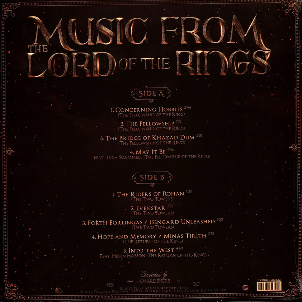 The City Of Prague Philharmonic Orchestra - Music From The Lords Of The Rings Trilogy Green Vinyl Edition