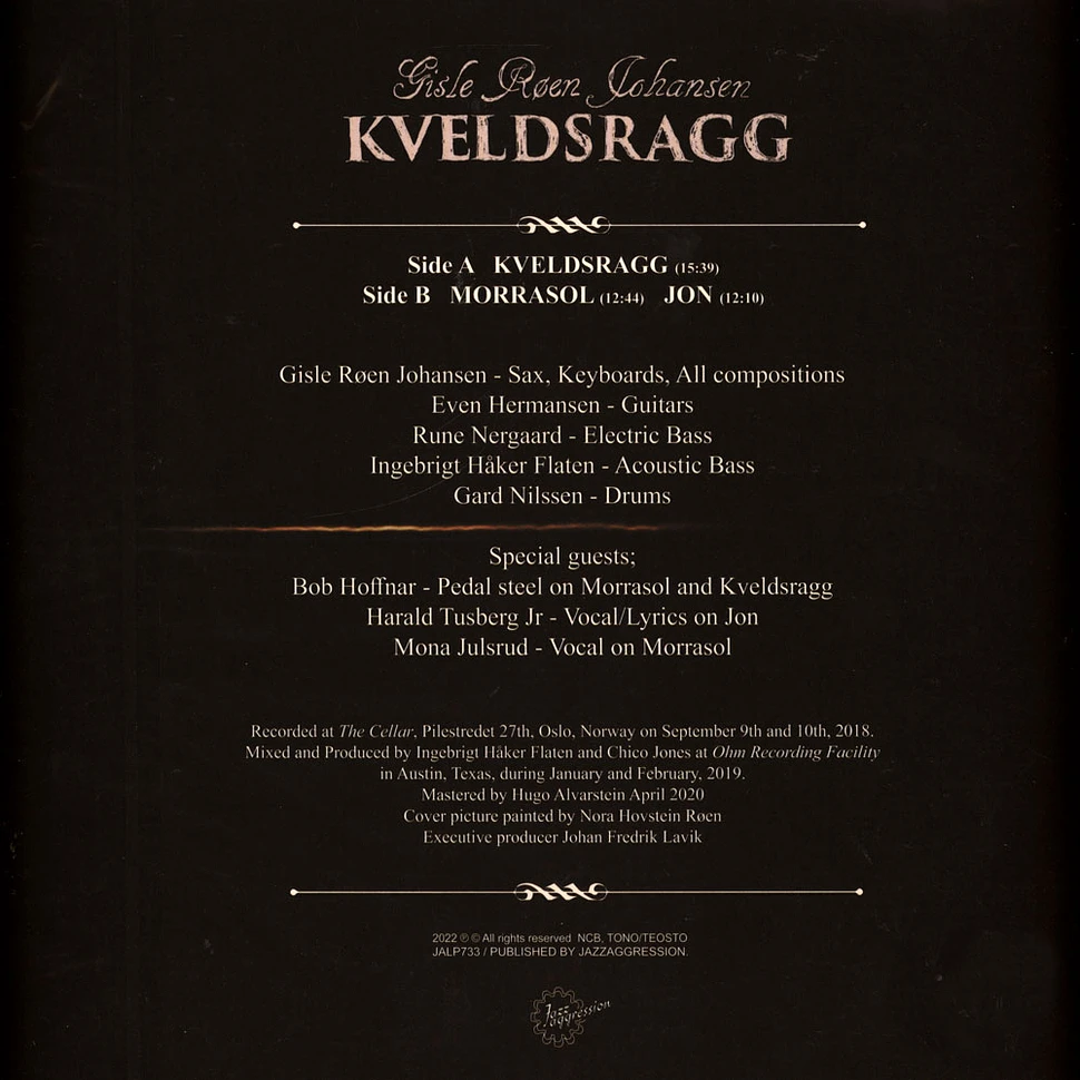 Gisle Røen Johansen - Kveldsragg