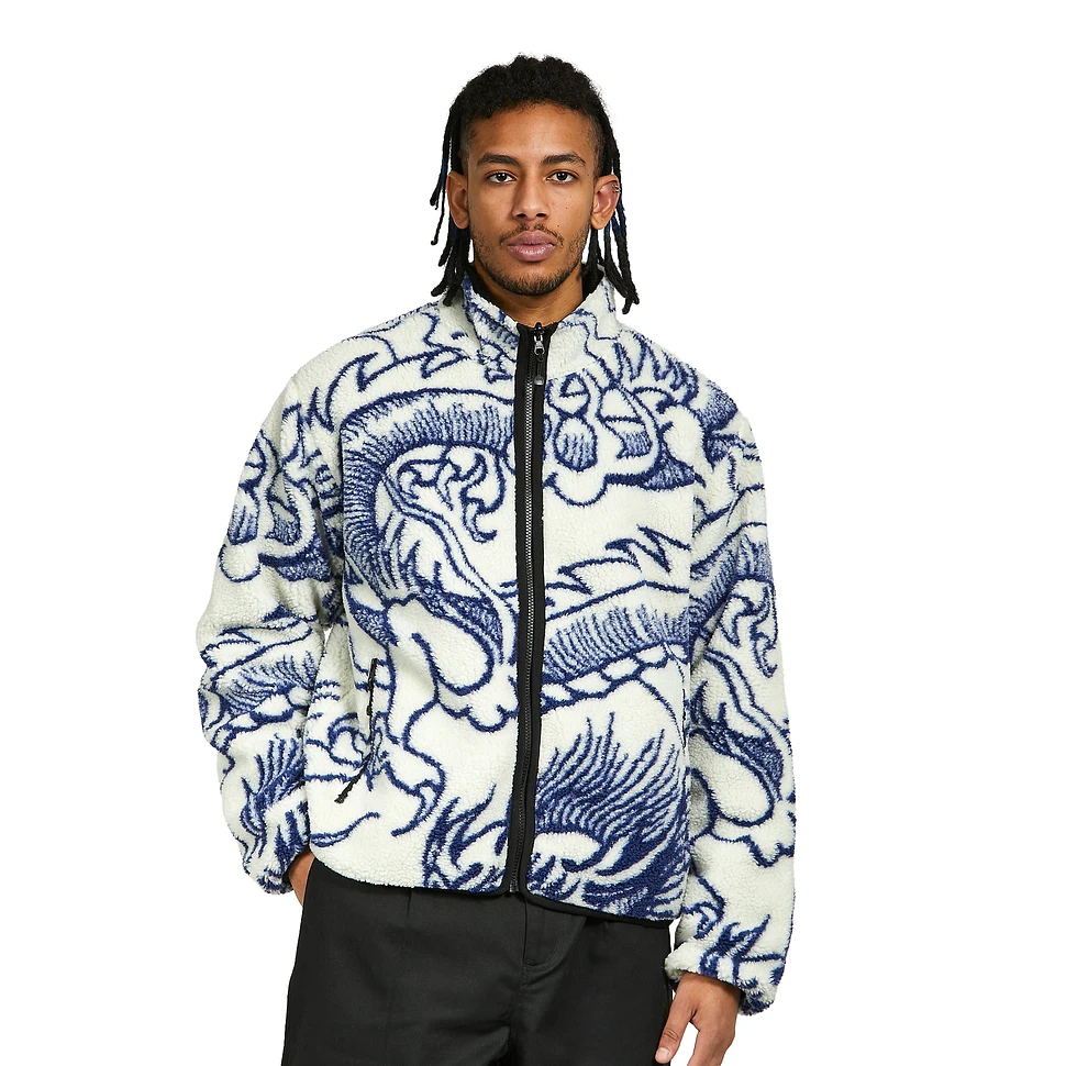 STUSSY DRAGON SHERPA JACKET - アウター