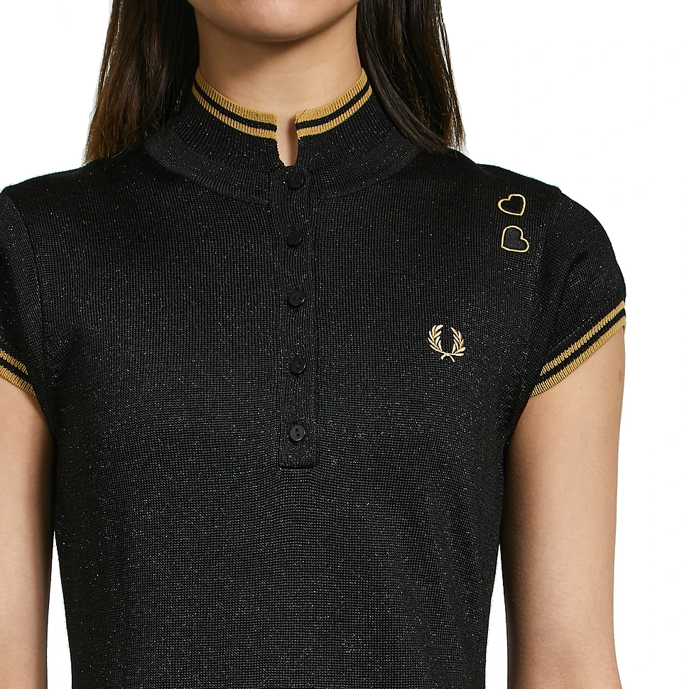 Fred Perry x Amy Winehouse Foundation - Metallic Knitted Dress