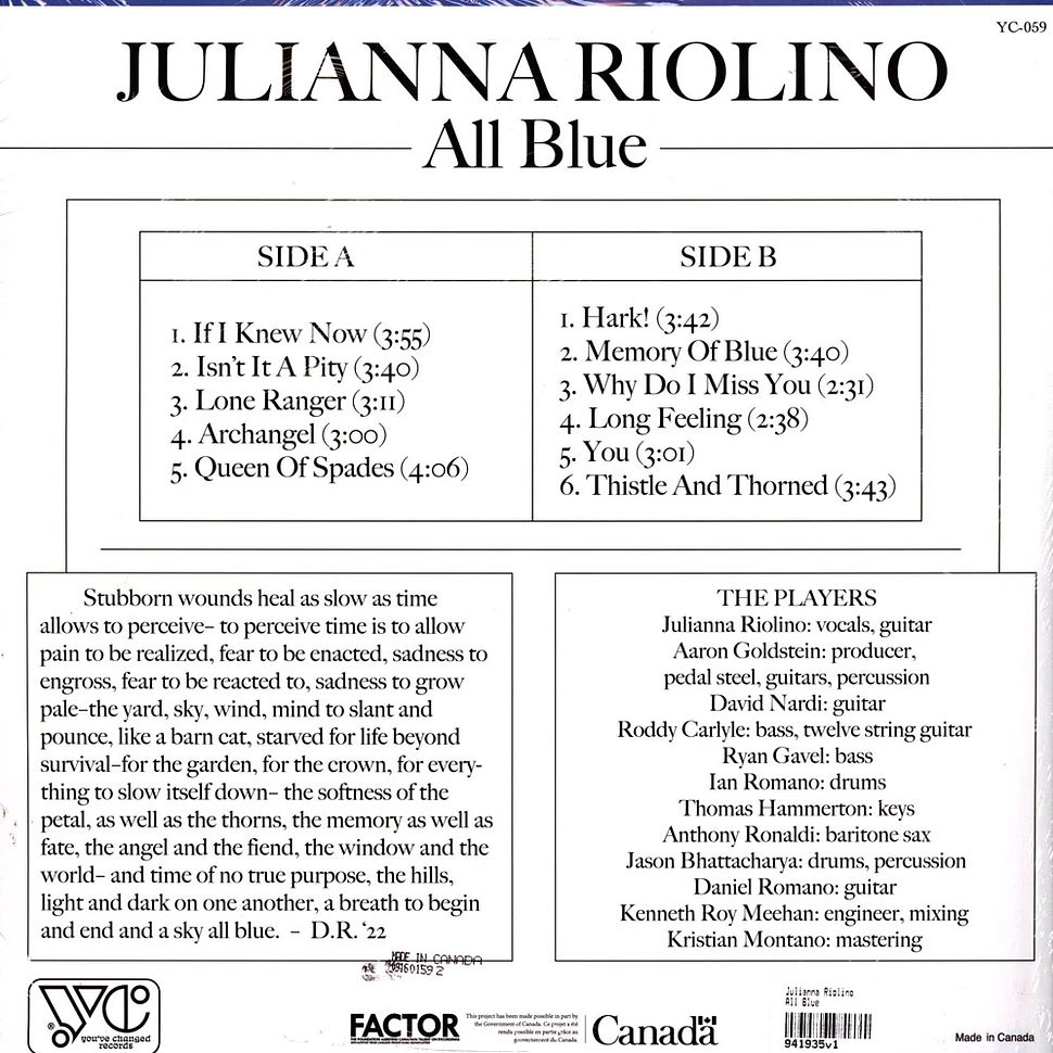 Julianna Riolino - All Blue