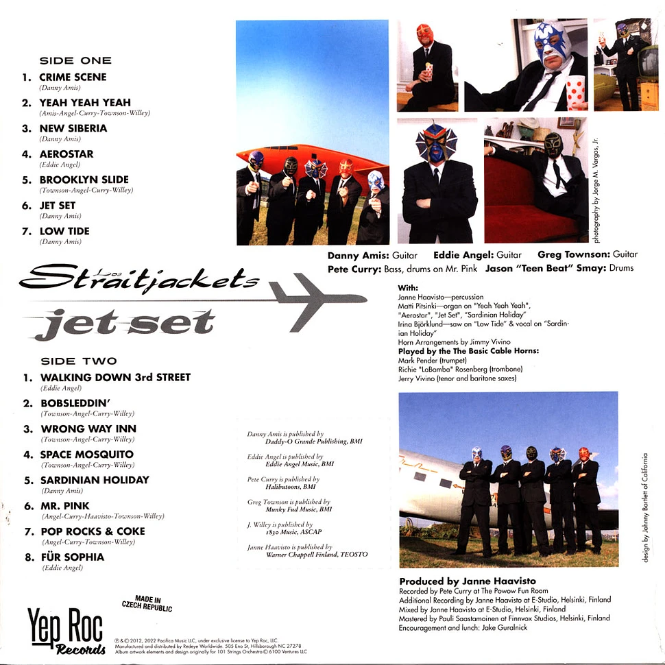 Los Straitjackets - Jet Set 10th Anniversary - Sky Blue Vinyl Edition