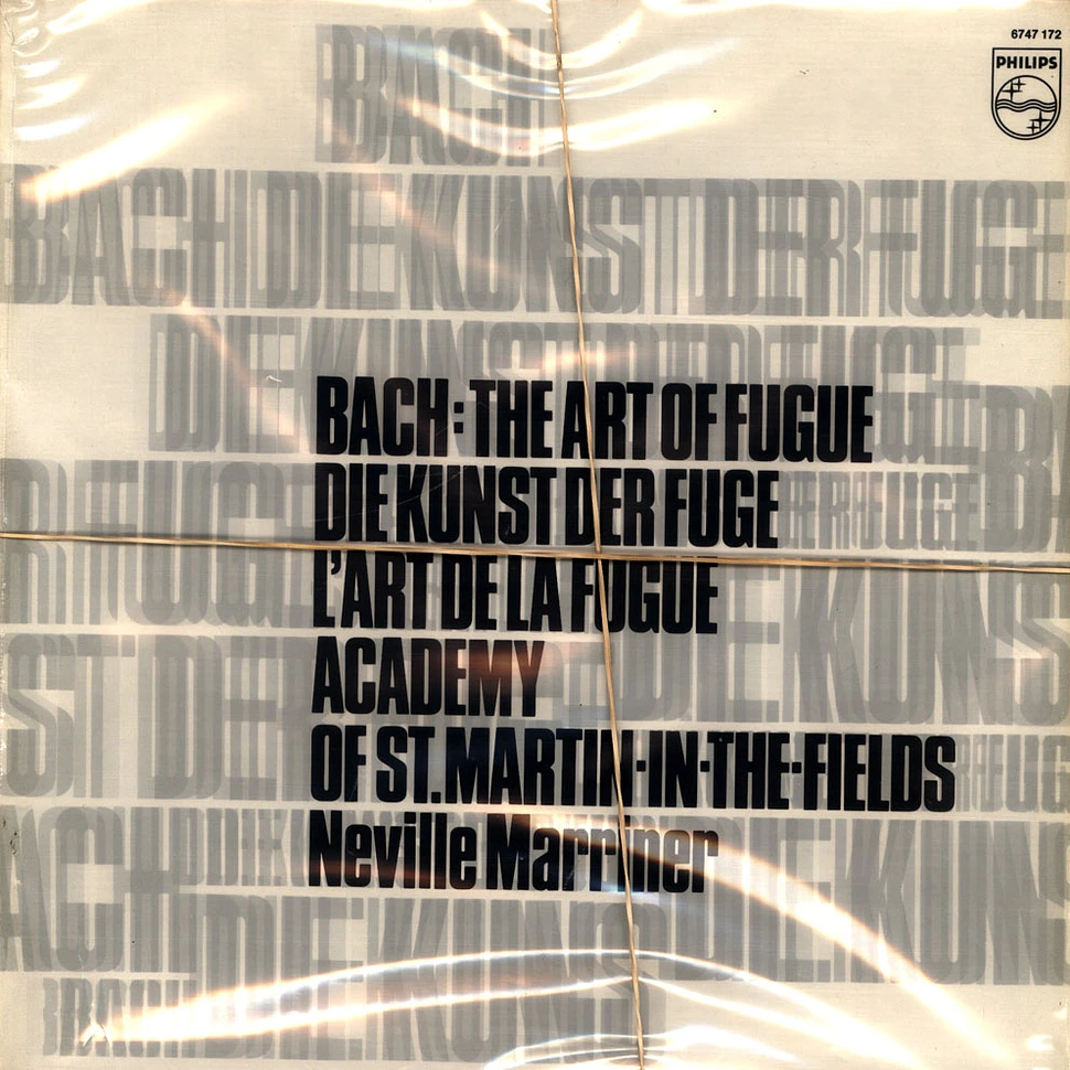 Johann Sebastian Bach - The Academy Of St. Martin-in-the-Fields, Sir Neville Marriner - Die Kunst Der Fuge • The Art Of Fugue • L' Art De La Fugue (BWV 1080)