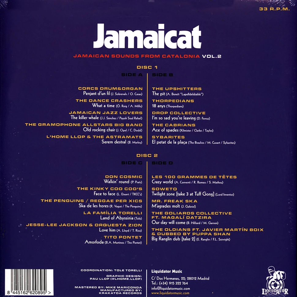 V.A. - Jamaicat Volume 2 Jamaican Sounds From Catalonia