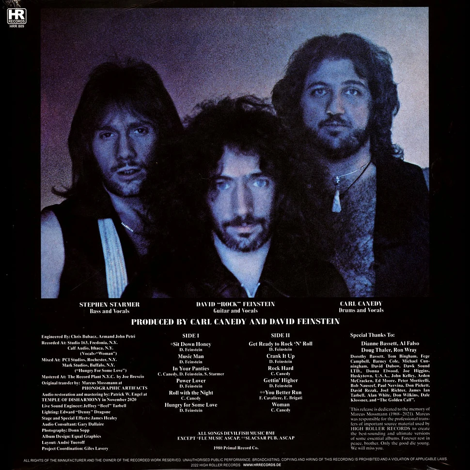 The Rods - Rock Hard Black Vinyl Edition