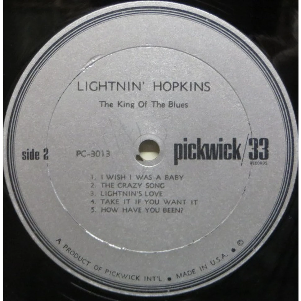 Lightnin' Hopkins - The King Of The Blues