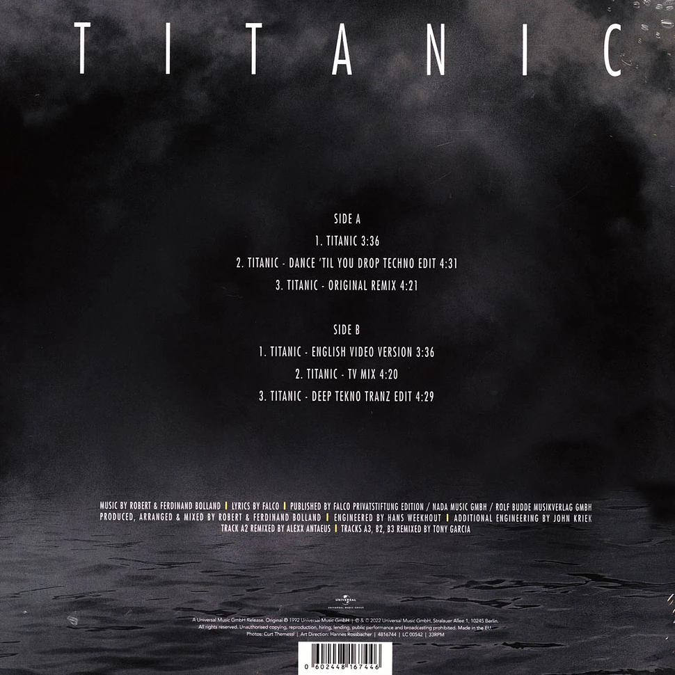 Falco - Titanic Limited Bordeaux Vinyl Edition