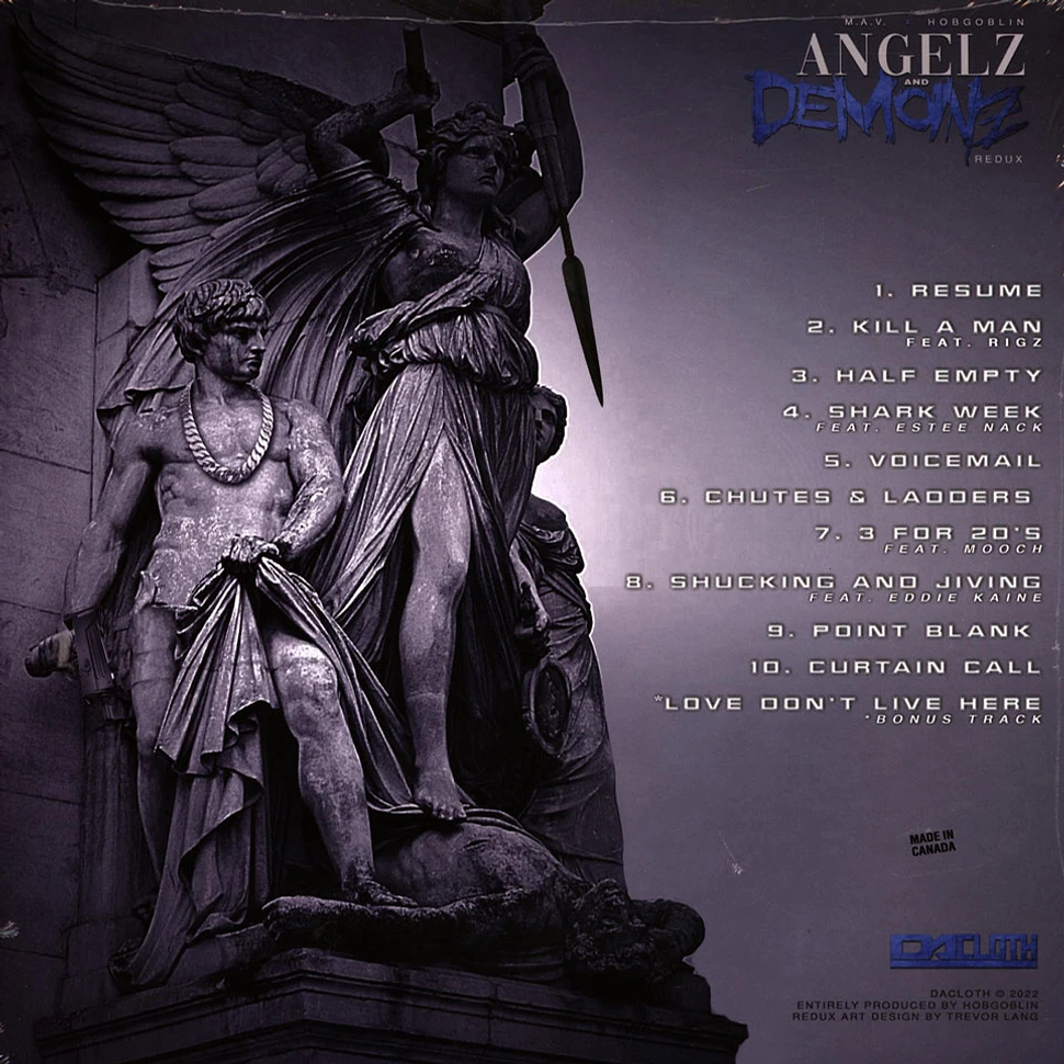 M.A.V. X Hobgoblin - Angelz And Demonz Black Vinyl Edition