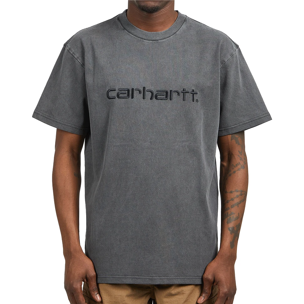 Carhartt WIP - S/S Duster T-Shirt (Black Garment Dyed) | HHV