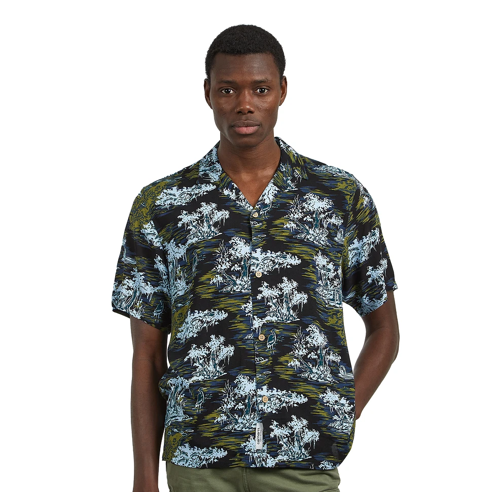 Carhartt WIP - S/S Wynton Shirt (Stormcloud / Dollar Green Stone
