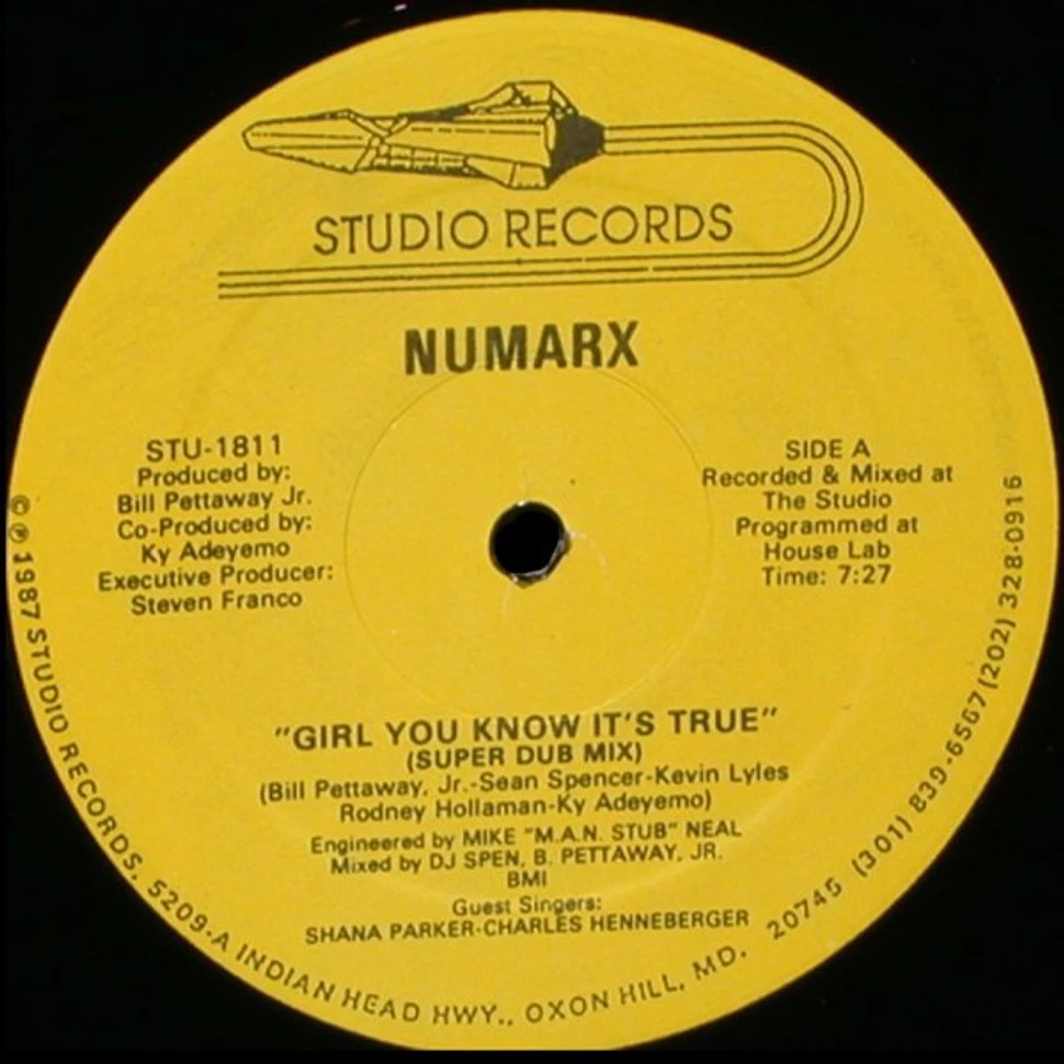 Numarx - Girl You Know It's True