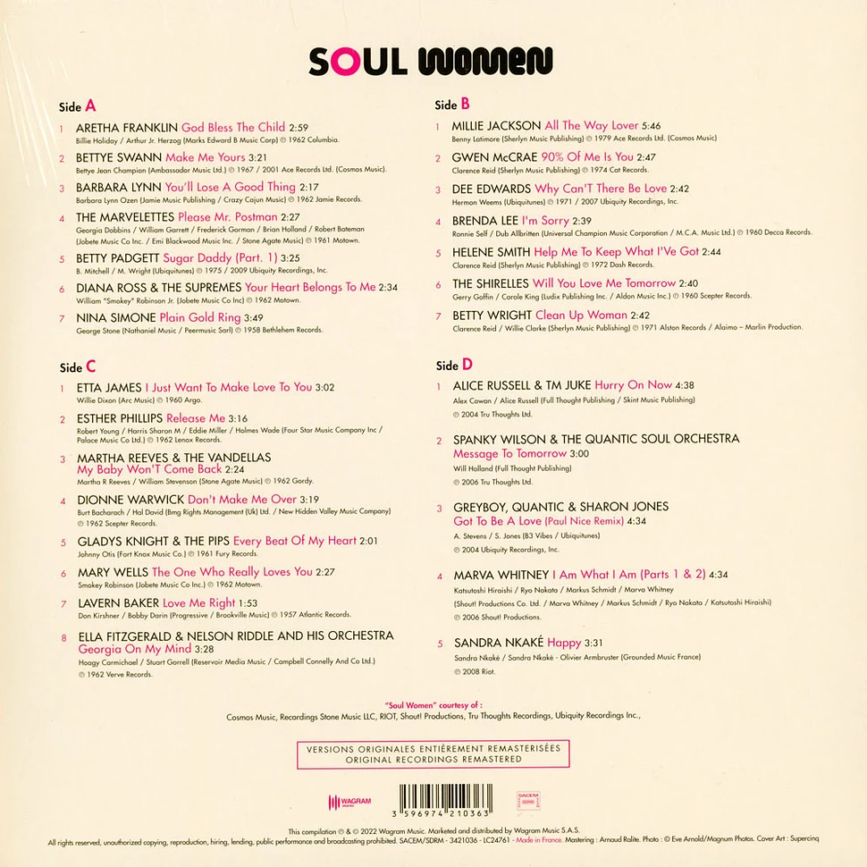 V.A. - Soul - Masterpieces From The Queens Of Soul Music