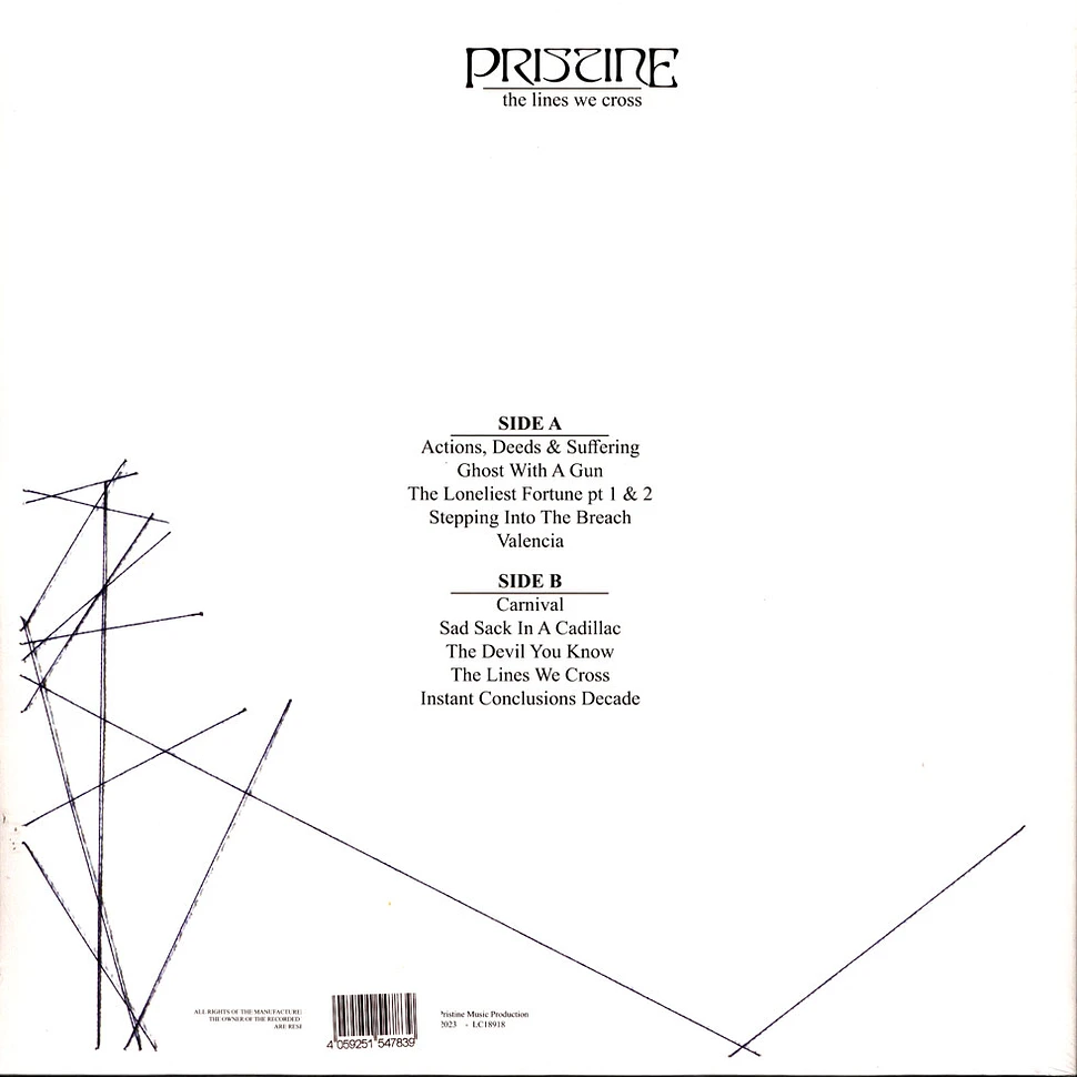 Pristine - The Line We Cross Clear Vinyl Edition