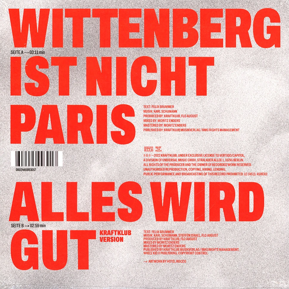 Kraftklub - Wittenberg Ist Nicht Paris