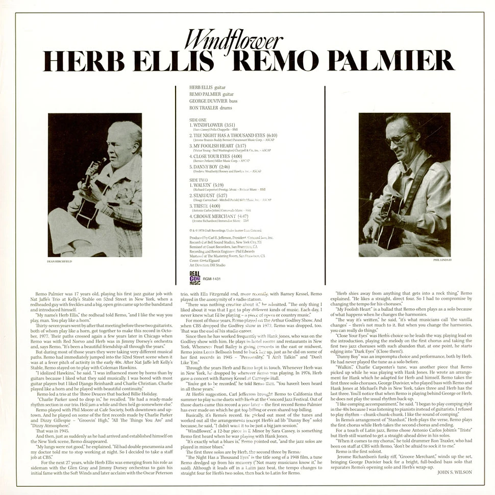 Herb Ellis & Remo Palmier - Windflower