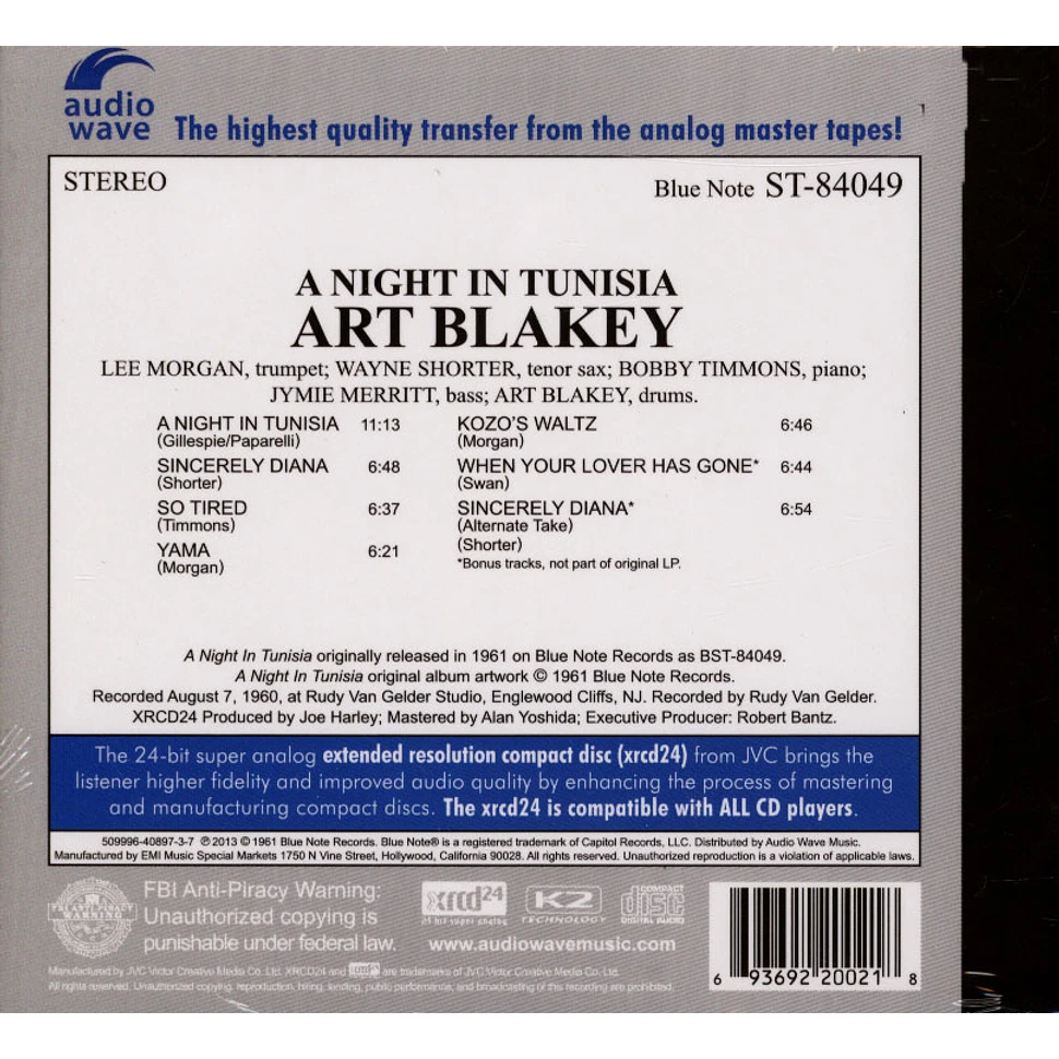 Art Blakey &The Jazz Messengers - A Night In Tunisia Xrcd Edition