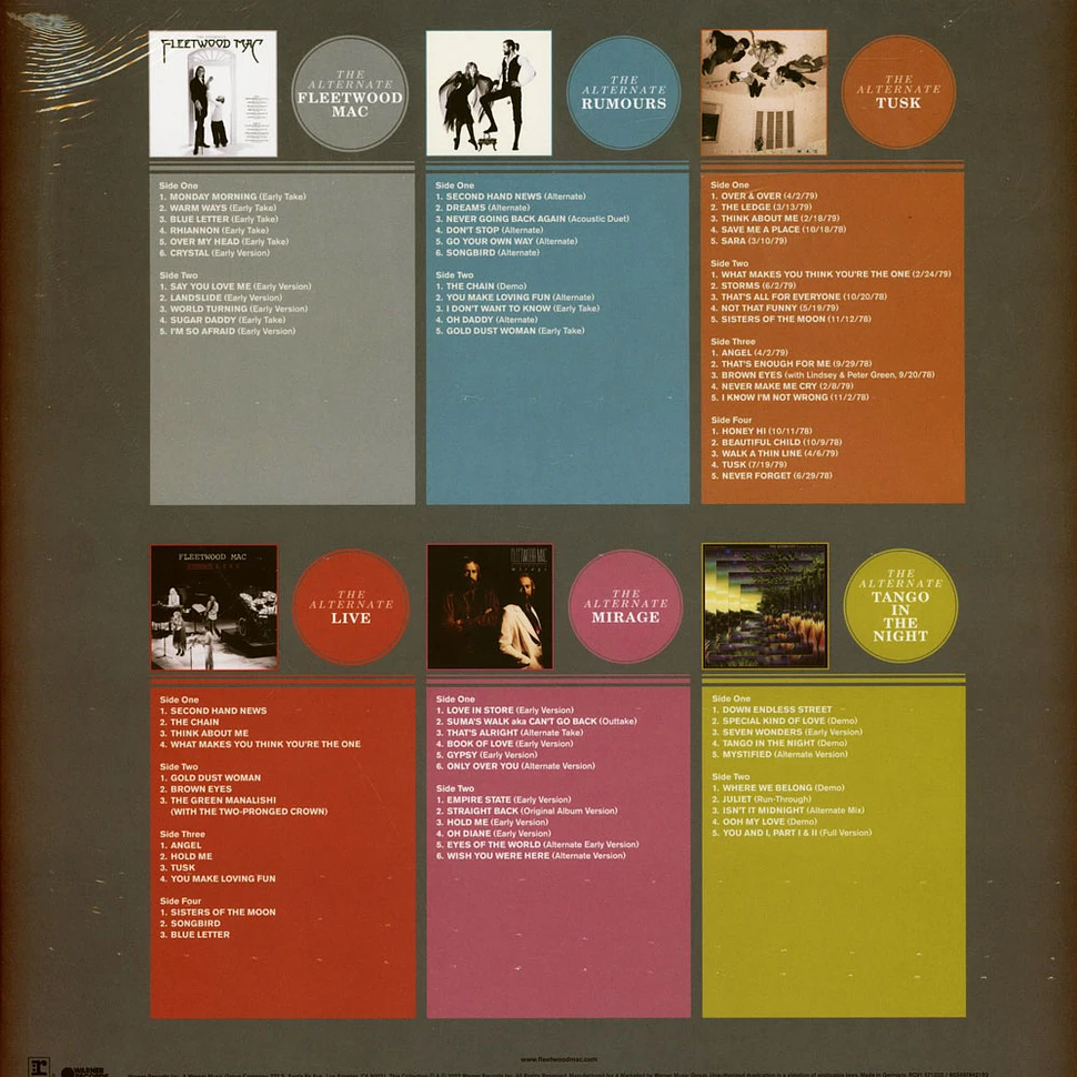 Fleetwood Mac - The Alternate Collection Black Friday Record Store Day 2022 Vinyl Edition